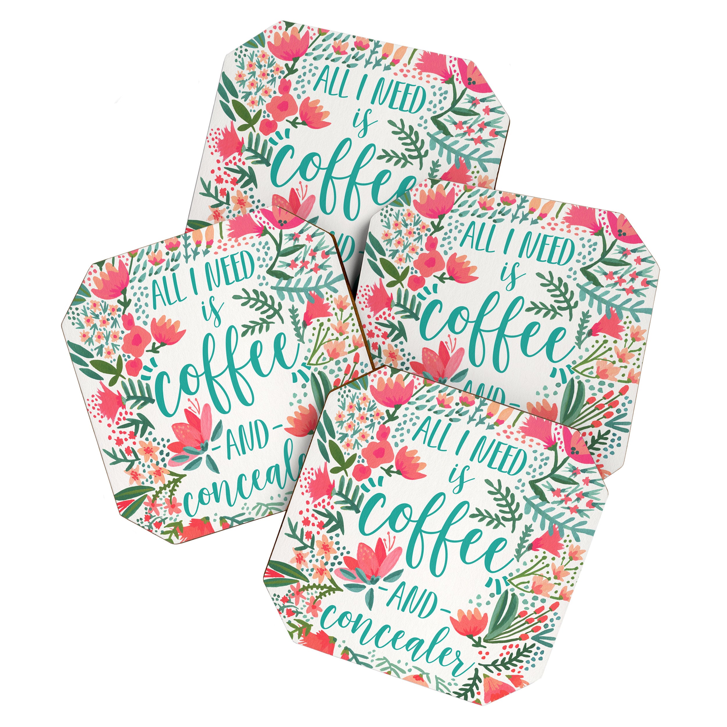 Coffee & Concealer - Juicy Palette Coaster Gallery Image 1