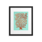 Copper Coral Framed Art Print Gallery Image 5