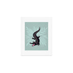 Crocodile - Mint Art Print Gallery Image 1