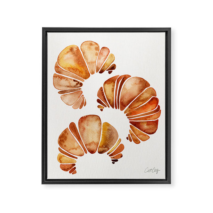Croissant Collection Framed Canvas Print Gallery Image 1