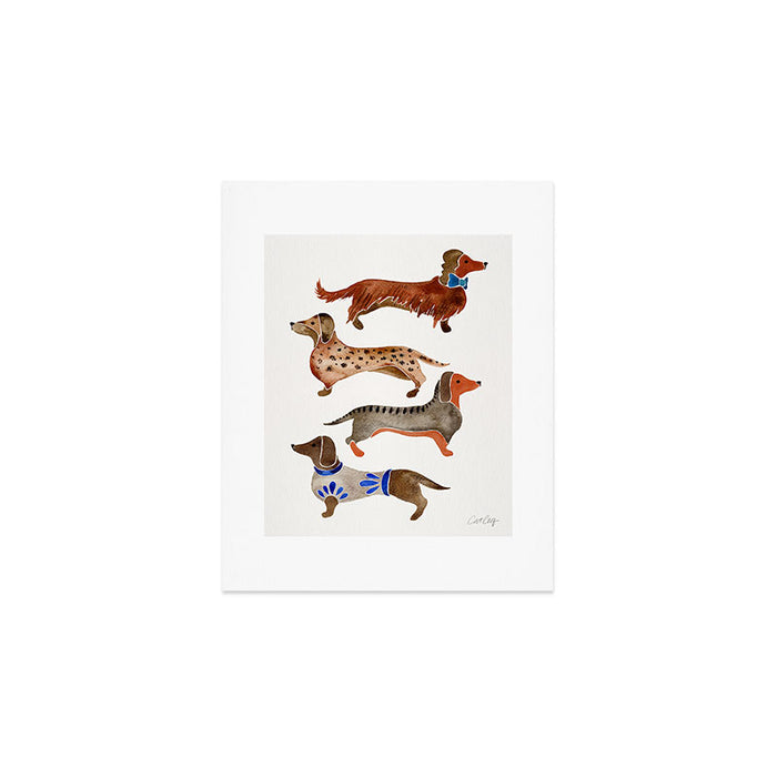 Dachshunds Art Print Gallery Image 1