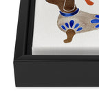 Dachshunds Framed Canvas Print Gallery Image 3