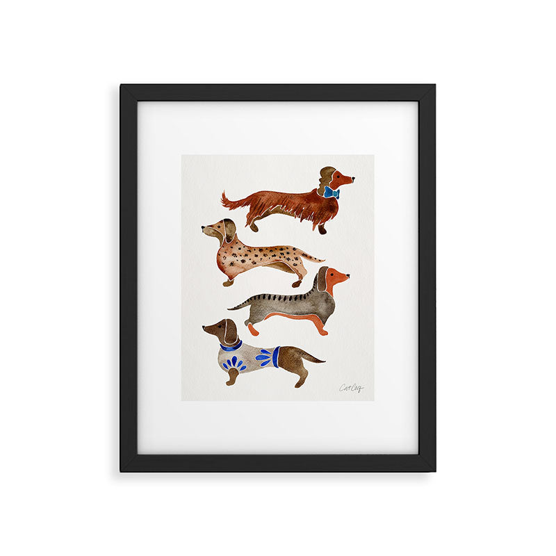 Dachshunds Framed Art Print Gallery Image 6