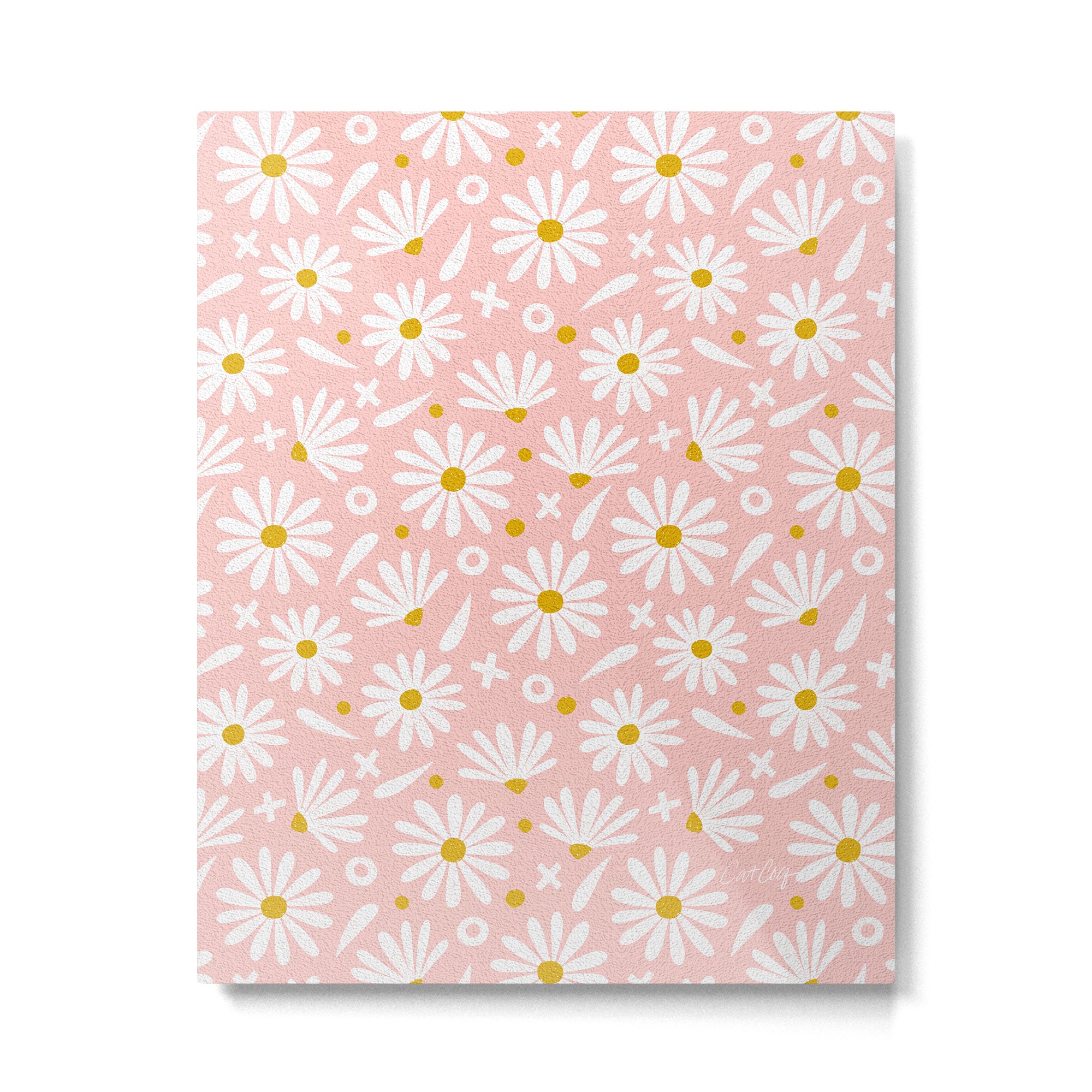 Daisies - Pink Metal Print Gallery Image 6