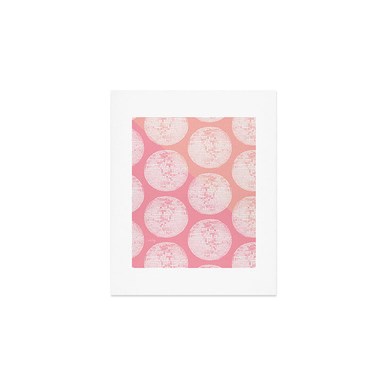 Disco Ball - Blush Art Print Gallery Image 1