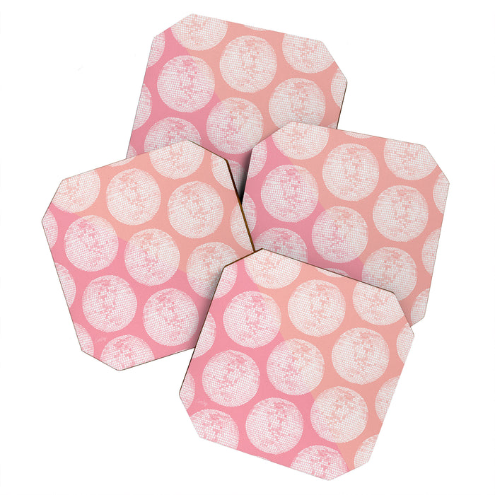 Disco Ball - Blush Coaster Gallery Image 1