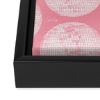 Disco Ball - Blush Framed Canvas Print Gallery Image 3