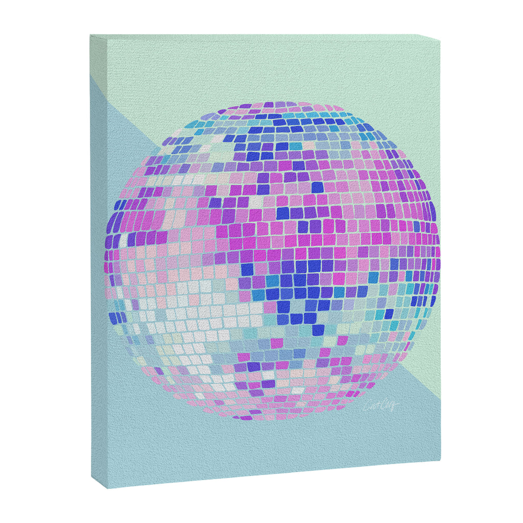 Disco Ball â Indigo Canvas Print Gallery Image 8