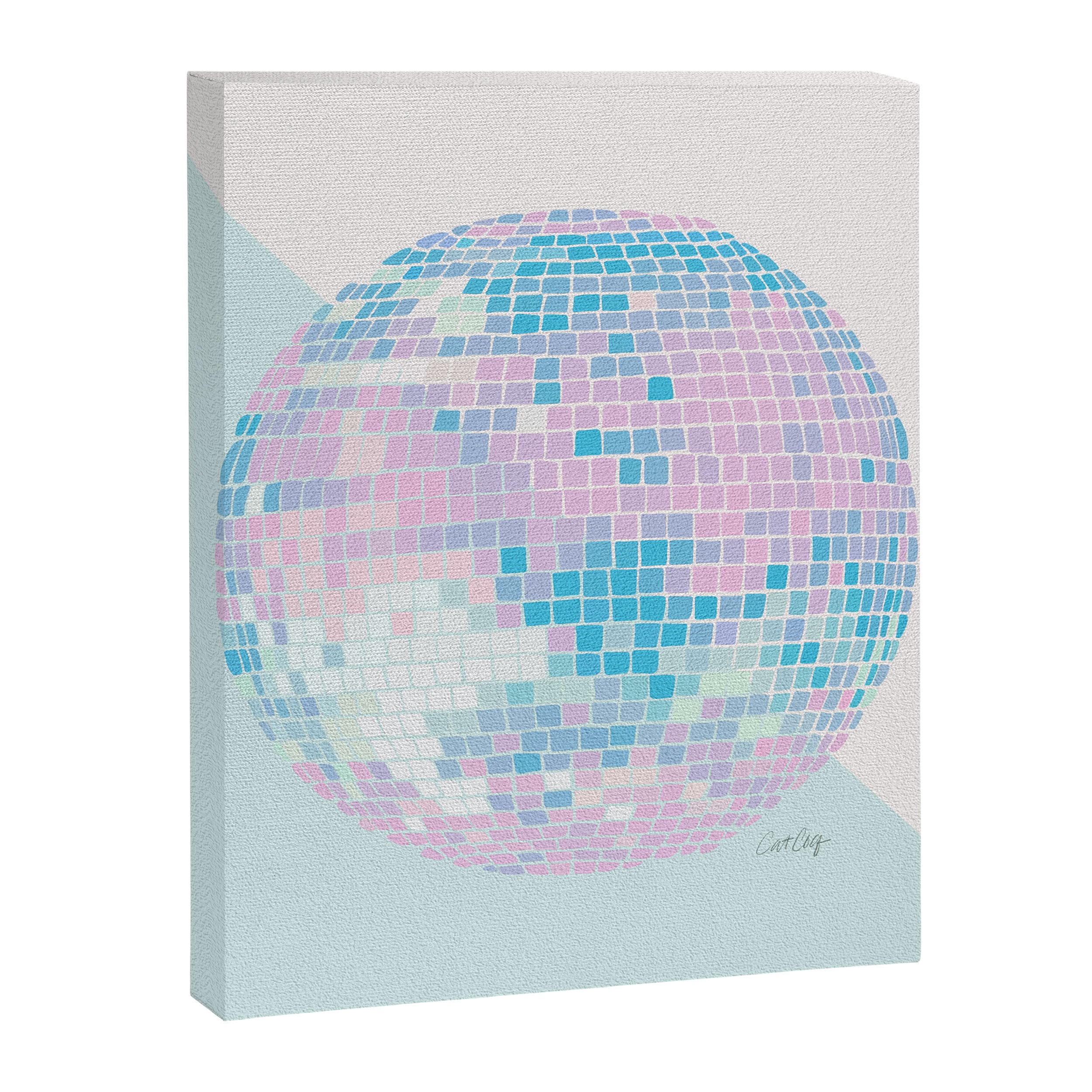 Disco Ball â Pastel Canvas Print Gallery Image 8