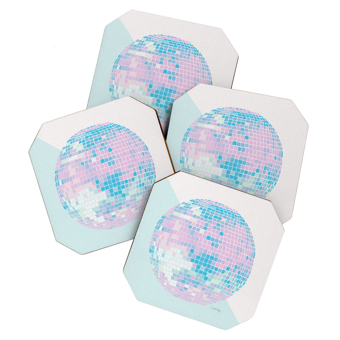 Disco Ball â Pastel Coaster Gallery Image 1