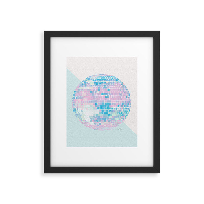 Disco Ball â Pastel Framed Art Print Gallery Image 6
