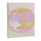 Disco Ball - Peach Canvas Print Gallery Image 8