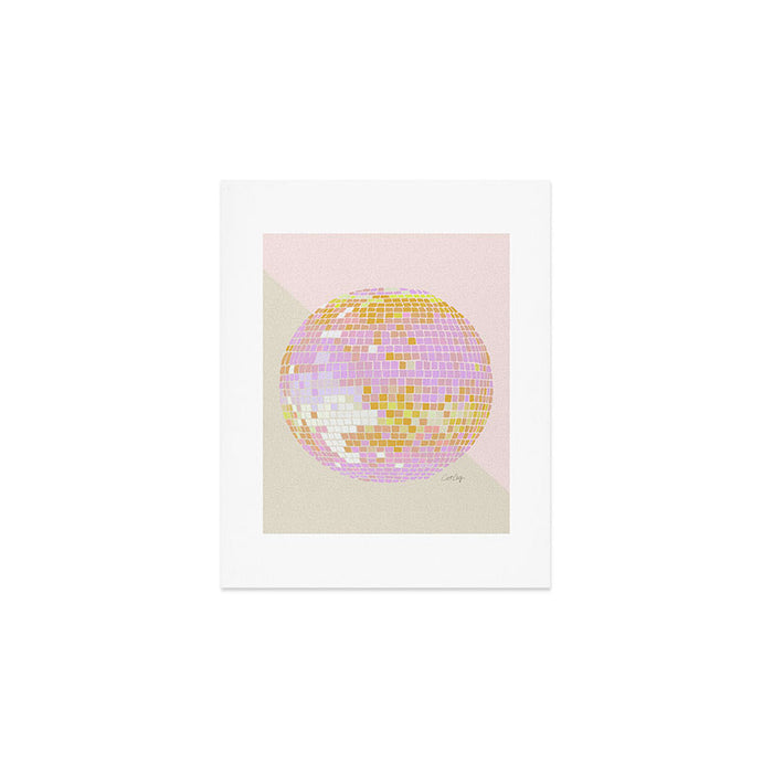 Disco Ball - Peach Art Print Gallery Image 1