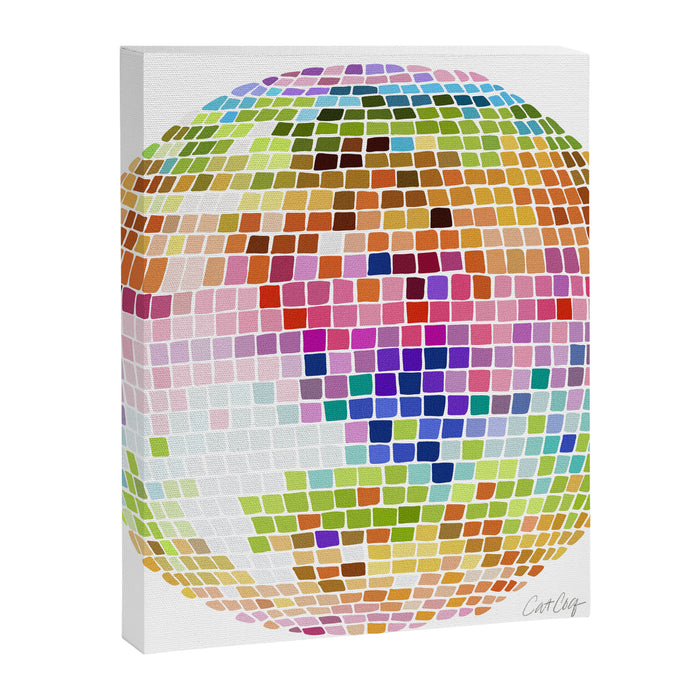 Disco Ball â Rainbow Canvas Print Gallery Image 1
