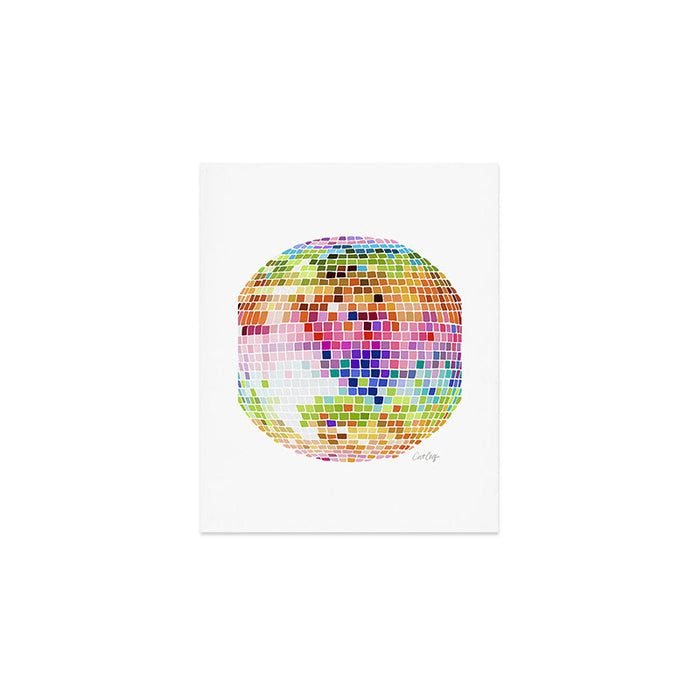 Disco Ball â Rainbow Art Print Gallery Image 1