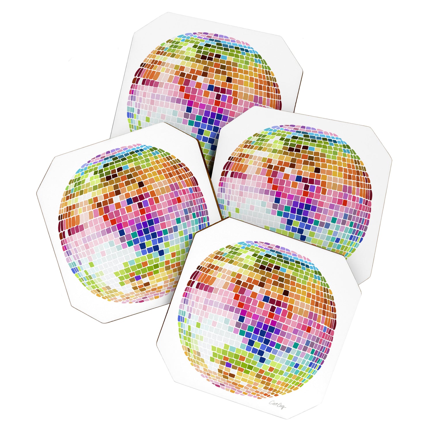 Disco Ball â Rainbow Coaster Gallery Image 1
