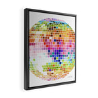 Disco Ball â Rainbow Framed Canvas Print Gallery Image 2