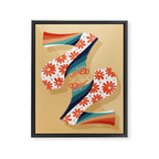 Disco Platforms â Retro Rainbow Framed Canvas Print Gallery Image 8