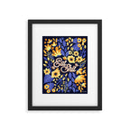 Eat Shit - Yellow & Slate Framed Art Print Gallery Image 6