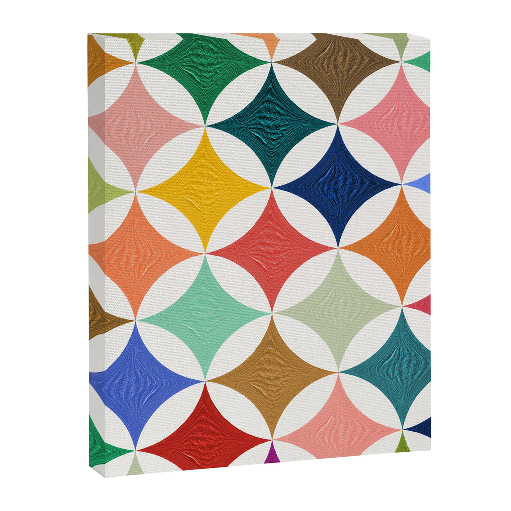 Eclipse Pattern - Rainbow Palette Canvas Print Gallery Image 8