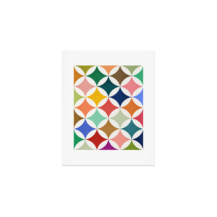 Eclipse Pattern - Rainbow Palette Art Print Gallery Image 1