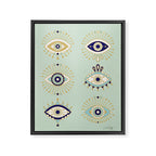 Evil Eye Collection Framed Canvas Print Gallery Image 8