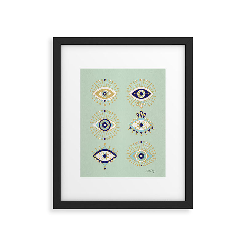 Evil Eye Collection Framed Art Print Gallery Image 6