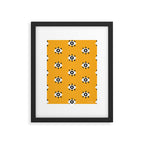 Evil Eye Dots - Marigold Palette Framed Art Print Gallery Image 6