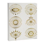 Evil Eyes - Gold Palette Canvas Print Gallery Image 6