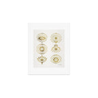 Evil Eyes - Gold Palette Art Print Gallery Image 1