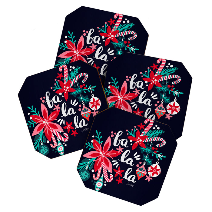 Fa La La Bouquet - Navy Coaster Gallery Image 1