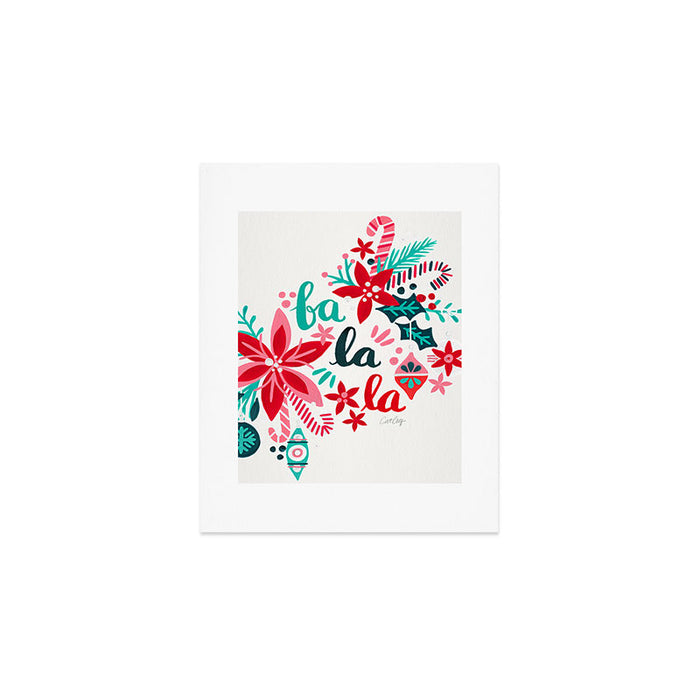 Fa La La Bouquet - White Art Print Gallery Image 1