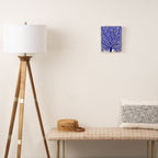 Fan Coral - Navy Canvas Print Gallery Image 2