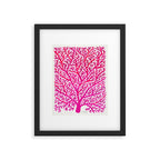 Fan Coral - Pink OmbrÃ© Framed Art Print Gallery Image 5
