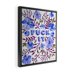 F*ck It - Blueberry Palette Framed Canvas Print Gallery Image 2