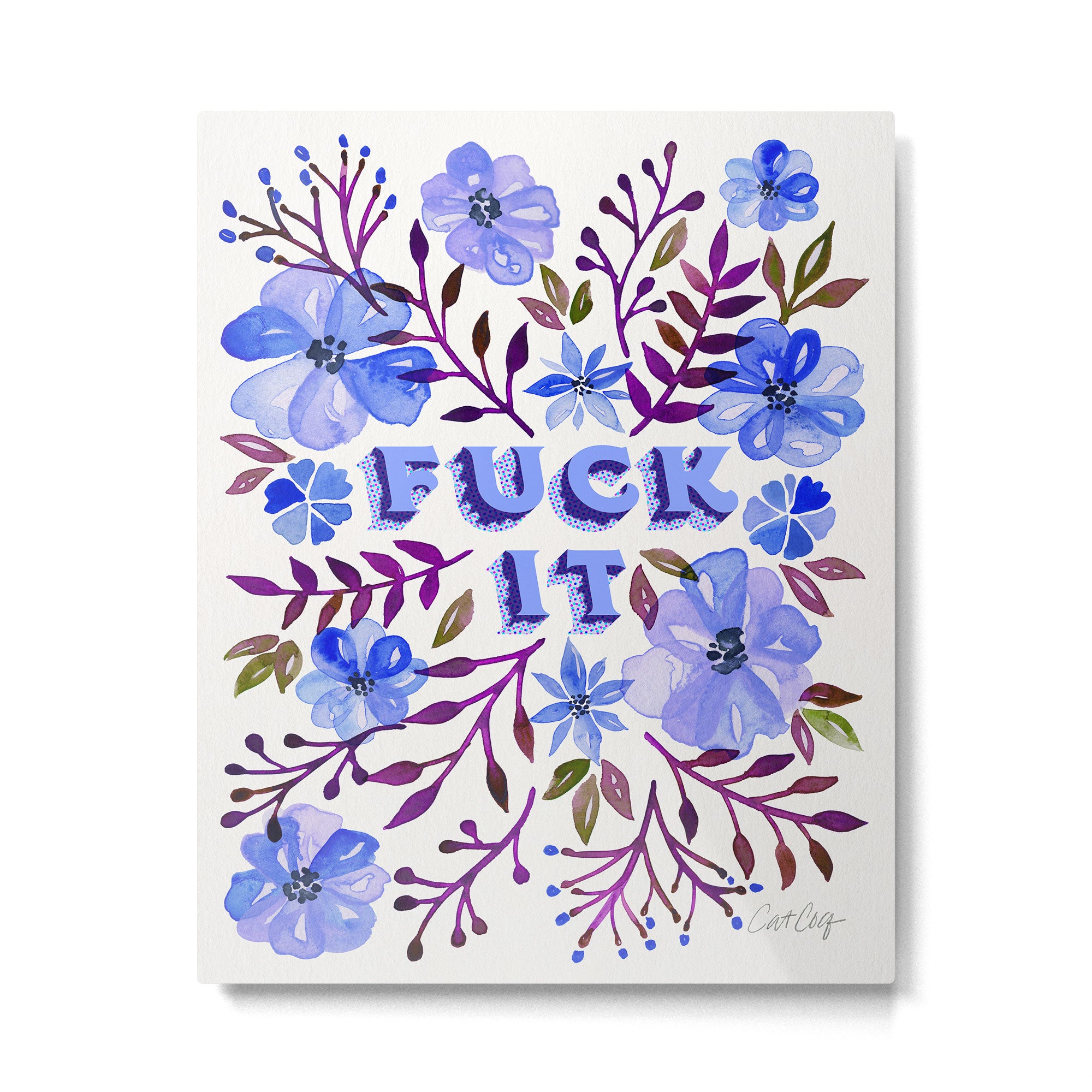 F*ck It - Blueberry Palette Metal Print Gallery Image 4