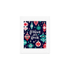 Festive As Fuck - Navy Palette Art Print Gallery Image 1