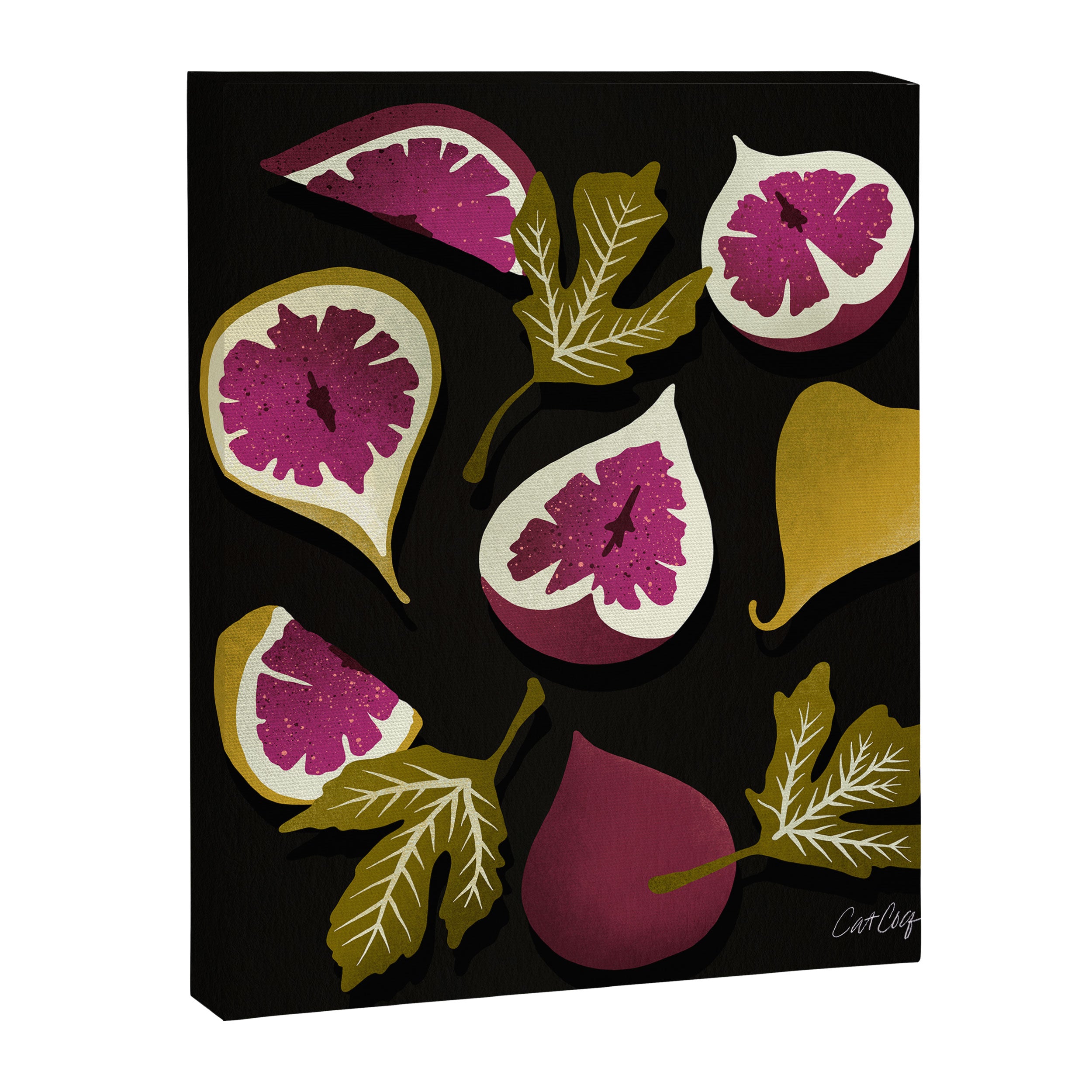 Fig Collection â Charcoal Canvas Print Gallery Image 6