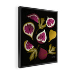 Fig Collection â Charcoal Framed Canvas Print Gallery Image 2