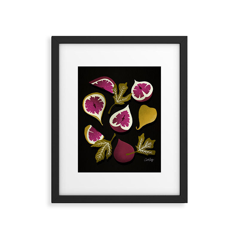 Fig Collection â Charcoal Framed Art Print Gallery Image 5