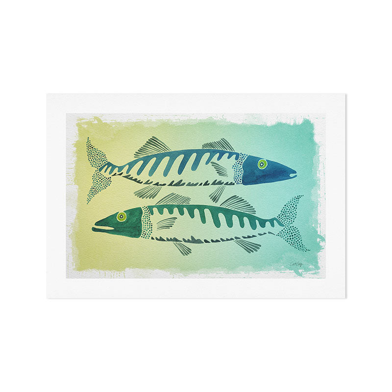 Fish Duo Art Print Gallery Image 1