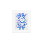 Five Otters - Indigo OmbrÃ© Art Print Gallery Image 1