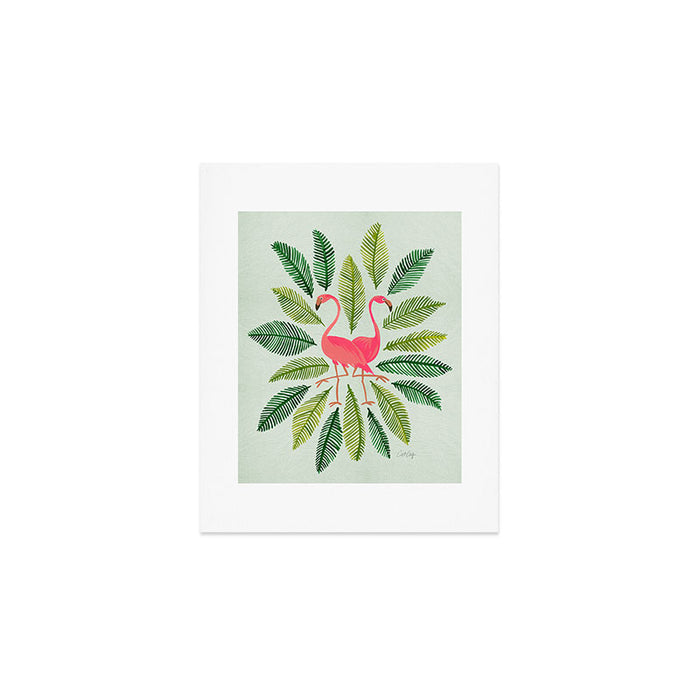 Flamingos Art Print Gallery Image 1