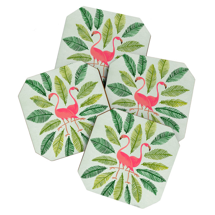 Flamingos Coaster Gallery Image 1