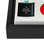 Flask Collection - Red & Turquoise Palette Framed Canvas Print Gallery Image 3