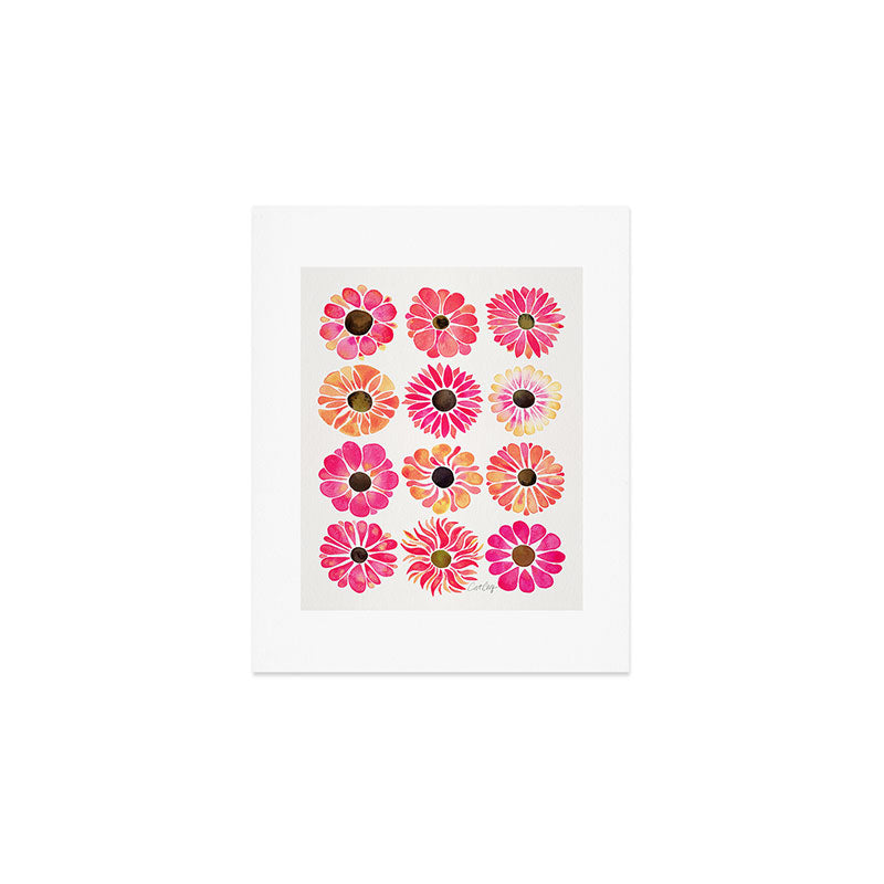 Flower Power - Pink Art Print Gallery Image 1