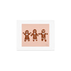 Gingerbread Men - Blush Palette Art Print Gallery Image 1