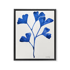 Ginkgo Biloba - Navy Framed Canvas Print Gallery Image 6