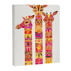 Giraffes - Fiery Palette Canvas Print Gallery Image 6