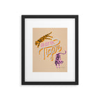Go Get 'Em Tiger - Melon Framed Art Print Gallery Image 6